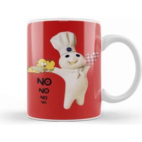 Baskı Dükkanı Funny Doughboy No No No Kupa