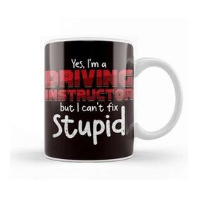 Baskı Dükkanı Funny Driving Instructor Learner Driver Driver´s License Car Kupa
