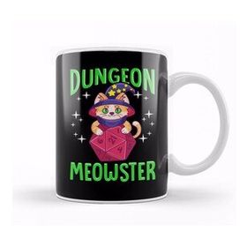 Baskı Dükkanı Funny Dungeon Meowster Kupa