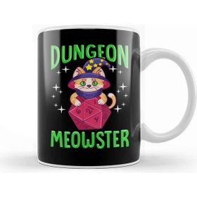 Baskı Dükkanı Funny Dungeon Meowster Kupa