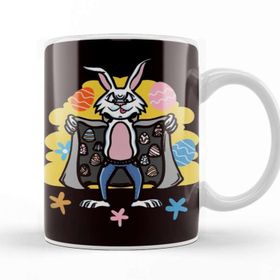 Baskı Dükkanı Funny Easter Bunny Eggs Hunting Rabbit Egg Hunter Spring Kupa