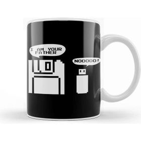 Baskı Dükkanı Funny Floppy Disk I Am Your Father Noooooo USB Kupa