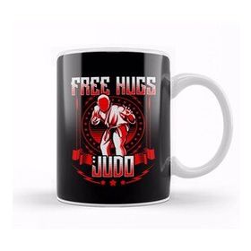 Baskı Dükkanı Funny Free Judo Hugs Mma Mixed Martial Arts Pun Kupa