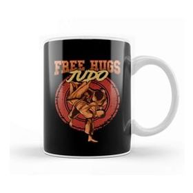 Baskı Dükkanı Funny Free Judo Hugs Mma Mixed Martial Arts Pun Kupa