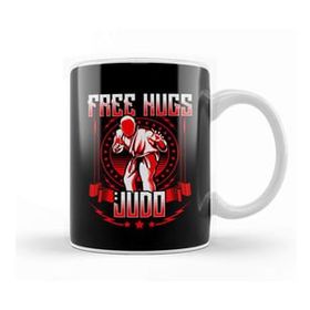 Baskı Dükkanı Funny Free Judo Hugs Mma Mixed Martial Arts Pun Kupa