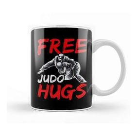 Baskı Dükkanı Funny Free Judo Hugs Mma Mixed Martial Arts Pun Kupa
