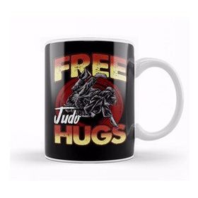 Baskı Dükkanı Funny Free Judo Hugs Mma Pun Kupa