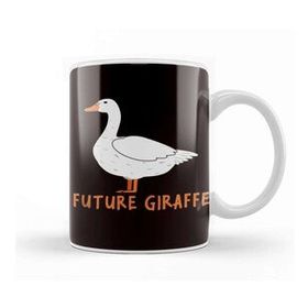 Baskı Dükkanı Funny Future Giraffe Duck Goose Wildlife Wilderness Safari Kupa