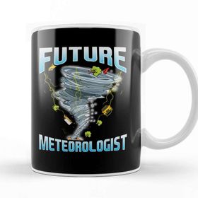 Baskı Dükkanı Funny Future Meteorologist Tornado &amp; Hurricanes Kupa