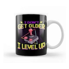 Baskı Dükkanı Funny Gaming I Dont Get Older I Level Up Birthday Kupa