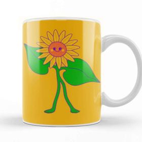 Baskı Dükkanı Funny Gift Smile Of A Rose Artwork Kupa