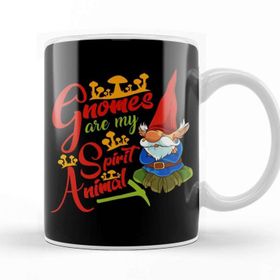 Baskı Dükkanı Funny Gnomes Are My Spirit Animal Cute Gnome Fans Kupa