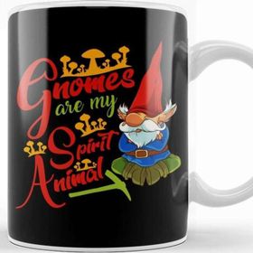 Baskı Dükkanı Funny Gnomes Are My Spirit Animal Cute Gnome Fans Kupa