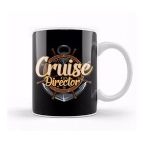 Baskı Dükkanı Funny I Am The Cruise Director Boating Captain Kupa