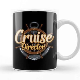 Baskı Dükkanı Funny I Am The Cruise Director Boating Captain Kupa