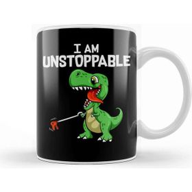 Baskı Dükkanı Funny I Am Unstoppable T Rex Dinosaur Grabber Pun Kupa