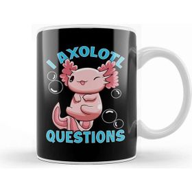 Baskı Dükkanı Funny I Axolotl Questions I Ask A Lot Of Questions Kupa