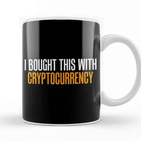 Baskı Dükkanı Funny I Bought This With Cryptocurrency Kupa