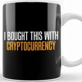 Baskı Dükkanı Funny I Bought This With Cryptocurrency Kupa