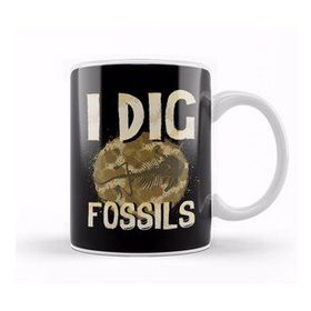 Baskı Dükkanı Funny I Dig Fossils Paleontology Pun Dinosaur Kupa