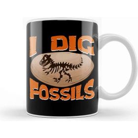 Baskı Dükkanı Funny I Dig Fossils Paleontology Pun Dinosaur Kupa