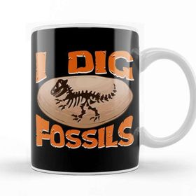 Baskı Dükkanı Funny I Dig Fossils Paleontology Pun Dinosaur Kupa