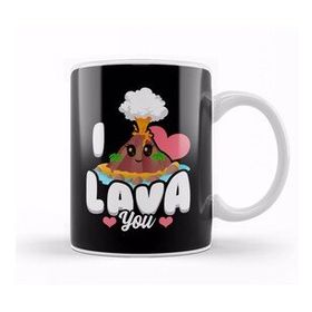 Baskı Dükkanı Funny I Lava You Volcano Valentine S Day Pun Kupa