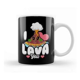 Baskı Dükkanı Funny I Lava You Volcano Valentine S Day Pun Kupa