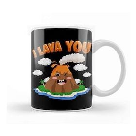 Baskı Dükkanı Funny I Lava You Volcano Valentine's Day Pun Kupa