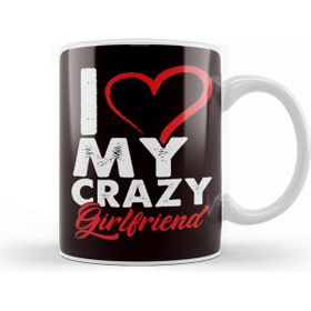Baskı Dükkanı Funny I Love My Crazy Girlfriend Relationship Kupa