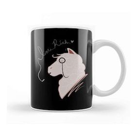 Baskı Dükkanı Funny I M Rich Llama Cute Fancy Llama Kupa