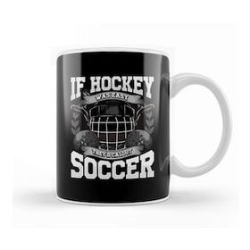Baskı Dükkanı Funny Ice Hockey Because Murder Is Wrong Hockey Kupa