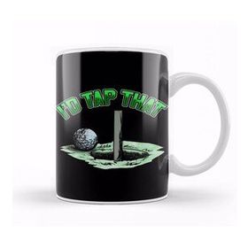 Baskı Dükkanı Funny I'd Tap That Golfing Putting Cute Golfer Pun Kupa