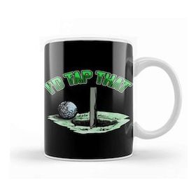 Baskı Dükkanı Funny I'd Tap That Golfing Putting Cute Golfer Pun Kupa