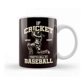 Baskı Dükkanı Funny If Cricket Were Easy Baseball Cricketer Sports Kupa