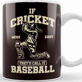 Baskı Dükkanı Funny If Cricket Were Easy Baseball Cricketer Sports Kupa