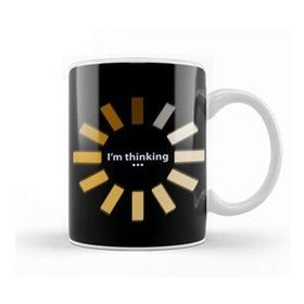 Baskı Dükkanı Funny I'm Thinking 02 Kupa