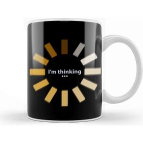 Baskı Dükkanı Funny I'm Thinking 02 Kupa