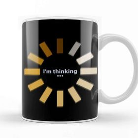 Baskı Dükkanı Funny I'm Thinking 02 Kupa