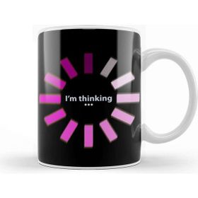Baskı Dükkanı Funny I'm Thinking 03 Kupa