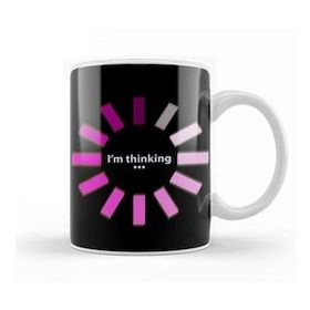 Baskı Dükkanı Funny I'm Thinking 03 Kupa