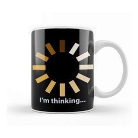 Baskı Dükkanı Funny I'm Thinking Kupa