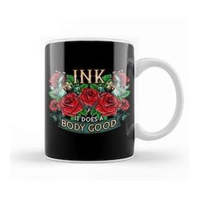 Baskı Dükkanı Funny Ink It Does A Body Good Tattoo Artist Pun Kupa