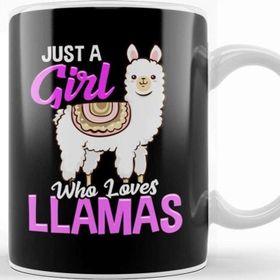 Baskı Dükkanı Funny Just A Girl Who Loves Llamas Cute Lama Kupa