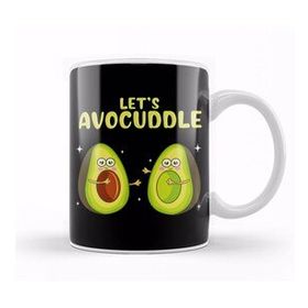 Baskı Dükkanı Funny Let S Avocuddle Cute Avocado Cuddling Pun Kupa