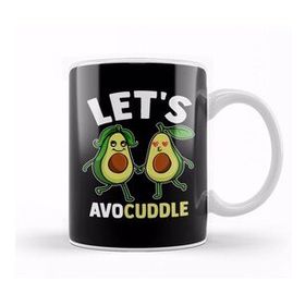 Baskı Dükkanı Funny Let S Avocuddle Cute Avocado Cuddling Pun Kupa