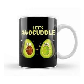 Baskı Dükkanı Funny Let S Avocuddle Cute Avocado Cuddling Pun Kupa