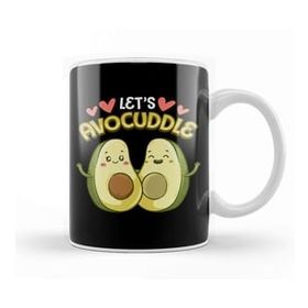 Baskı Dükkanı Funny Let S Avocuddle Cute Avocado Cuddling Pun Kupa