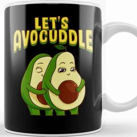 Baskı Dükkanı Funny Let S Avocuddle Cute Avocado Cuddling Pun Kupa