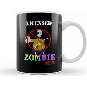 Baskı Dükkanı Funny Licensed Zombie Killer Halloween Kupa